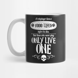 Pen and paper 1000 lifes Mug